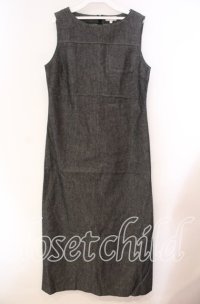 TOMATSU / デニムジャンパースカート 38 クロ O-25-10-31-046-LO-OP-IG-ZT458