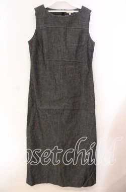 画像1: TOMATSU / デニムジャンパースカート 38 クロ O-25-10-31-046-LO-OP-IG-OS