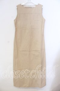 TOMATSU / デニムジャンパースカート 38 ベージュ O-25-10-31-047-LO-OP-IG-ZT458