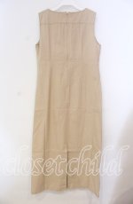 画像2: 【SALE】TOMATSU / デニムジャンパースカート 38 ベージュ O-25-10-31-047-LO-OP-IG-ZT458 (2)