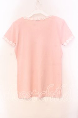 画像3: TOMATSU / フェザーフラワーニット  ピンク O-25-10-31-048-LO-TO-IG-OS