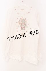PINK HOUSE / ブーケプリントカットソー L シロ O-25-10-31-006-LO-TO-IG-ZT070