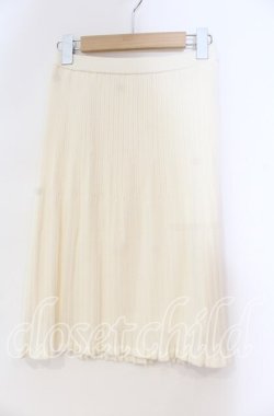 画像1: TOMATSU / テレコニットスカート  オフ O-25-10-31-059-LO-SK-IG-OS