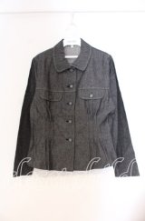 TOMATSU / デニム丸襟ジャケット 38 クロ系 O-25-10-31-062-LO-JA-IG-ZT460