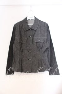 TOMATSU / デニム丸襟ジャケット 38 クロ系 O-25-10-31-062-LO-JA-IG-ZT460