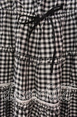 画像2: PINK HOUSE / ギンガムパフチュニック  クロ O-25-10-31-066-LO-TO-IG-OS