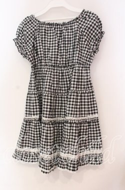 画像3: PINK HOUSE / ギンガムパフチュニック  クロ O-25-10-31-066-LO-TO-IG-OS