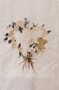 画像3: PINK HOUSE / ハートブーケ刺繍シャーリングチュニック  シロ O-25-10-31-067-LO-TO-IG-OS