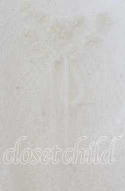 画像2: PINK HOUSE / モヘア編み透かしニット  シロ O-25-10-31-068-LO-TO-IG-OS