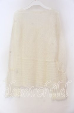 画像3: PINK HOUSE / モヘア編み透かしニット  シロ O-25-10-31-068-LO-TO-IG-OS