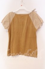 画像3: 【SALE】PINK HOUSE / ギンガムパフTシャツ M オレンジ O-25-10-31-071-LO-TS-IG-ZT070 (3)