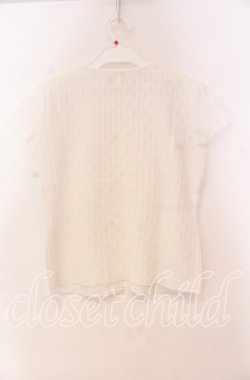 画像3: TOMATSU / スパンコール刺繍カーディガン 38 シロ O-25-10-31-075-LO-TO-IG-OS