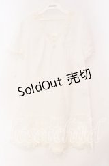 PINK HOUSE / レース配色シャツチュニック  シロ O-25-10-31-076-LO-OP-IG-OS