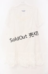 PINK HOUSE / モチーフタックシャツチュニック  シロ O-25-10-31-078-LO-TO-IG-OS