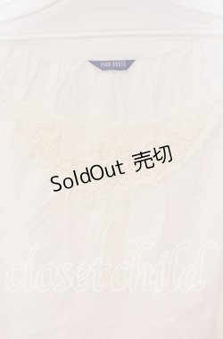 画像2: PINK HOUSE / モチーフタックシャツチュニック  シロ O-25-10-31-078-LO-TO-IG-OS