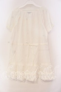 画像3: PINK HOUSE / モチーフタックシャツチュニック  シロ O-25-10-31-078-LO-TO-IG-OS
