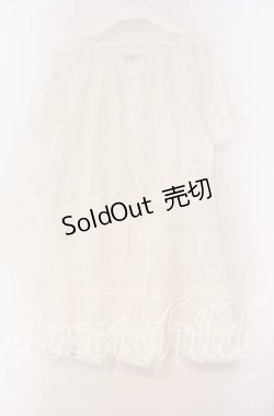 画像3: PINK HOUSE / モチーフタックシャツチュニック  シロ O-25-10-31-078-LO-TO-IG-OS