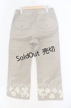 画像3: 【SALE】PINK HOUSE / ニットモチーフパンツ L ベージュ O-25-10-31-082-LO-PA-IG-ZT086