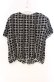 画像3: TOMATSU / フラワーモチーフチェックカーディガン  クロ O-25-10-31-084-LO-TO-IG-OS (3)