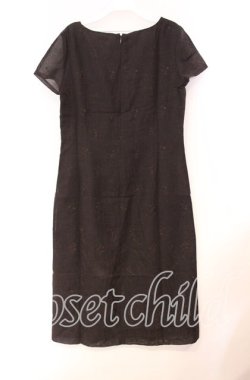 画像3: TOMATSU / 刺繍リネンワンピース 38 ブラウン O-25-10-31-085-LO-OP-IG-OS