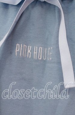 画像2: PINK HOUSE / チェックパフスリーブカットソー M サックス O-25-10-31-087-LO-TO-IG-OS