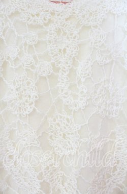 画像2: TOMATSU / ローズ編みトップス  アイボリー O-25-10-31-089-LO-TO-IG-OS