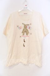 PINK HOUSE / ラビットプリントTシャツ L オフシロ O-25-10-31-010-LO-TS-IG-ZT080