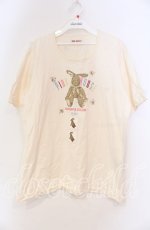画像1: 【SALE】PINK HOUSE / ラビットプリントTシャツ L オフシロ O-25-10-31-010-LO-TS-IG-ZT080 (1)