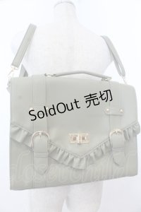 axes femme POETIQUE / フリルサッチェルバッグ  グリーン O-25-10-31-2041-AX-BG-OW-OS