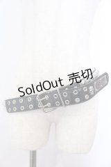 SEX POT ReVeNGe / スタッズベルト  ブラック O-25-10-31-2042-SP-ZA-IG-OS