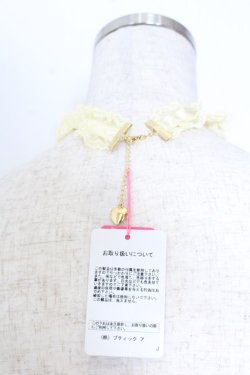 画像2: Angelic Pretty / レースハートチャームチョーカー  イエロー O-25-10-31-2044-AP-AC-OW-OS