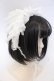 画像2: MARBLE / フリンジリボンフリルヘッドドレス  オフホワイト O-25-10-31-2047-GO-AC-IG-OS (2)