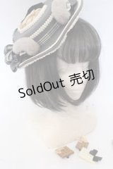 Hoshibako Works / ベアーズベーカリー　カクテルハット  グレー O-25-10-31-2048-LO-AC-OW-OS