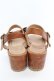 画像4: Jane Marple / オープントゥリボンサンダル 約24cm相当 ライトブラウン O-25-10-31-2004-JM-SH-IG-OS (4)