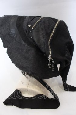 画像2: Ozz Croce / 魔女ハット  ブラック O-25-10-31-2053-OO-AC-IG-OS