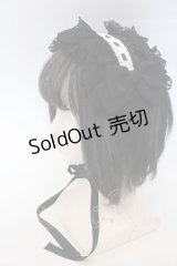 Vallee lys / Lace Enchantment Headdress  ブラック×ホワイト O-25-10-31-2056-GO-AC-IG-OS