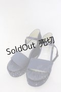 【SALE】axes femme POETIQUE / 星座刺繍サンダル L ネイビー O-25-10-31-2060-AX-SH-IG-ZT273
