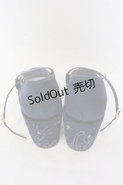 画像6: 【SALE】axes femme POETIQUE / 星座刺繍サンダル L ネイビー O-25-10-31-2060-AX-SH-IG-ZT273
