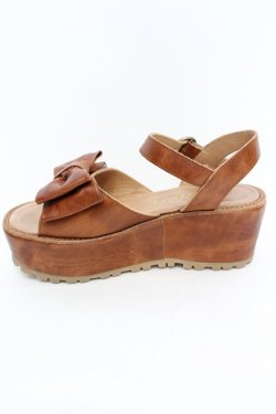 画像6: Jane Marple / オープントゥリボンサンダル 約24cm相当 ライトブラウン O-25-10-31-2004-JM-SH-IG-OS