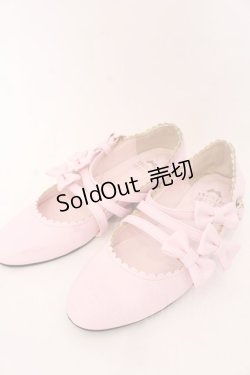 画像1: Angelic Pretty / お散歩リボンシューズ 23.5cm ピンク O-25-10-31-2061-AP-SH-IG-OS