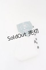 Hoshibako Works / チャイナ風ソックス  シロ×クロ O-25-10-31-2062-LO-ZA-OW-OS