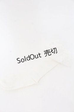 画像1: metamorphose / ラッセルレースハイソックス  オフ O-25-10-31-2066-ME-ZA-IG-OS