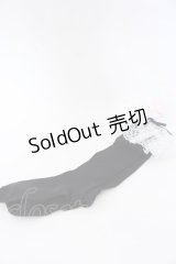 metamorphose / ラッセルレースハイソックス  クロ×シロ O-25-10-31-2067-ME-ZA-IG-OS