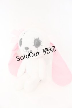 画像1: HANGRY&ANGRY / ANGRYぬいぐるみ  ホワイト×ブラック×ピンク うさみみ O-25-10-31-2070-HN-ZA-IG-OS