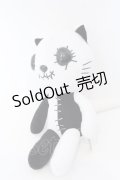 HANGRY&ANGRY / ANGRYぬいぐるみ  ホワイト×ブラック O-25-10-31-2071-HN-ZA-IG-ZT