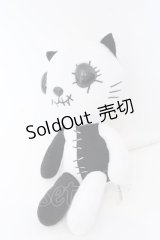 HANGRY&ANGRY / ANGRYぬいぐるみ  ホワイト×ブラック O-25-10-31-2071-HN-ZA-IG-ZT