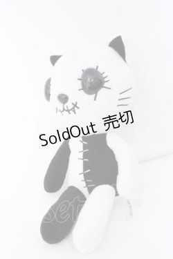 画像1: HANGRY&ANGRY / ANGRYぬいぐるみ  ホワイト×ブラック O-25-10-31-2071-HN-ZA-IG-ZT