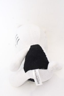 画像2: HANGRY&ANGRY / ANGRYぬいぐるみ  ホワイト×ブラック O-25-10-31-2071-HN-ZA-IG-OS