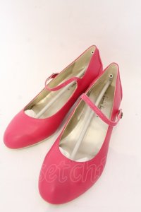 Franche Lippee / ミニ猫パンプス M ピンク O-25-10-31-2073-LO-SH-OW-ZT387