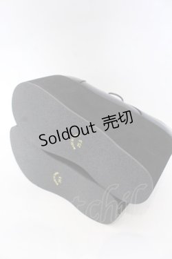 画像7: DearMyLove / 11cm厚底レースアップおでこパンプス 25.5ｃｍ ブラックエナメル O-25-10-31-2074-EL-SH-OW-OS